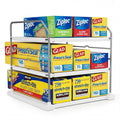 3-tier foil and wrap cabinet organizer