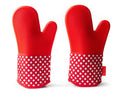 Silicone oven mitts 2 pack