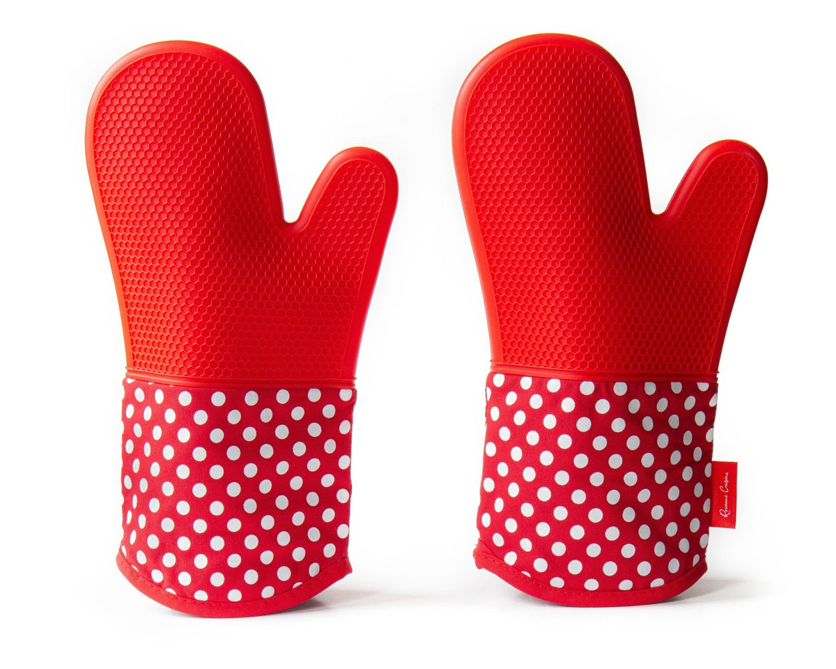 Silicone oven mitts 2 pack