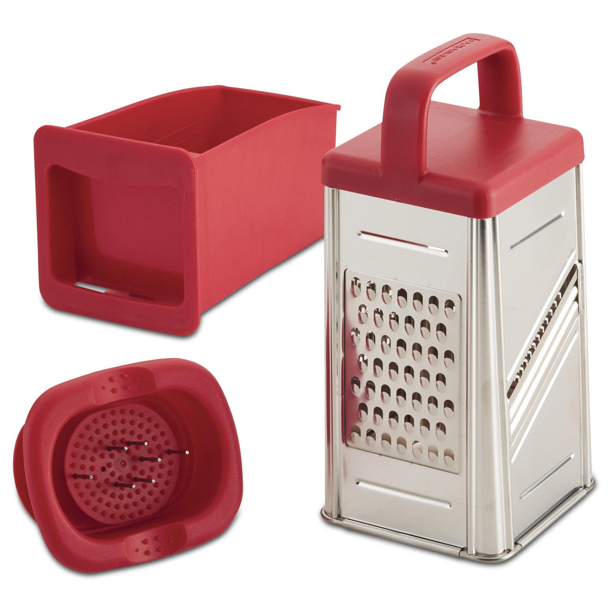 Box grater with storage container