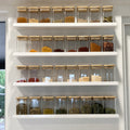 Wall mount spice rack floating shelf